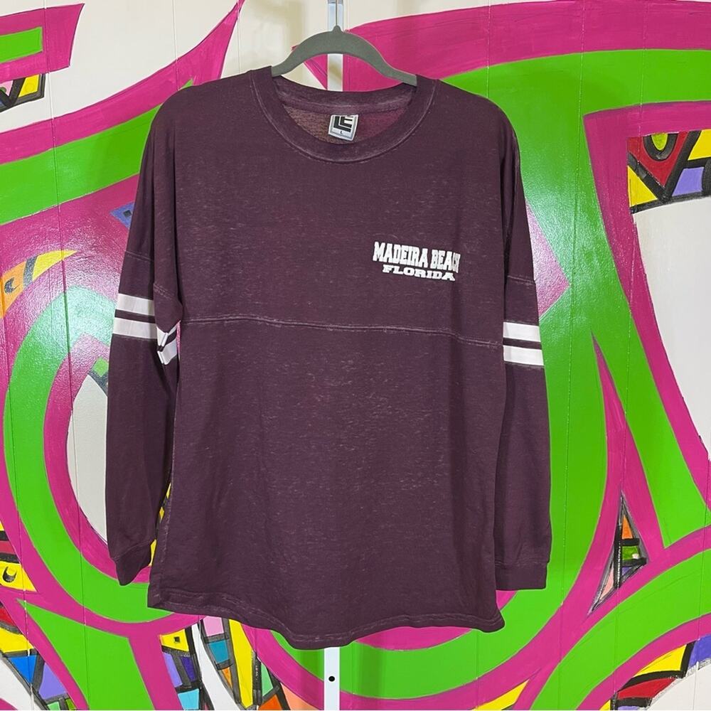 LE Madeira Beach Florida, Long Sleeve Shirt. Size Large. In excellent condition!